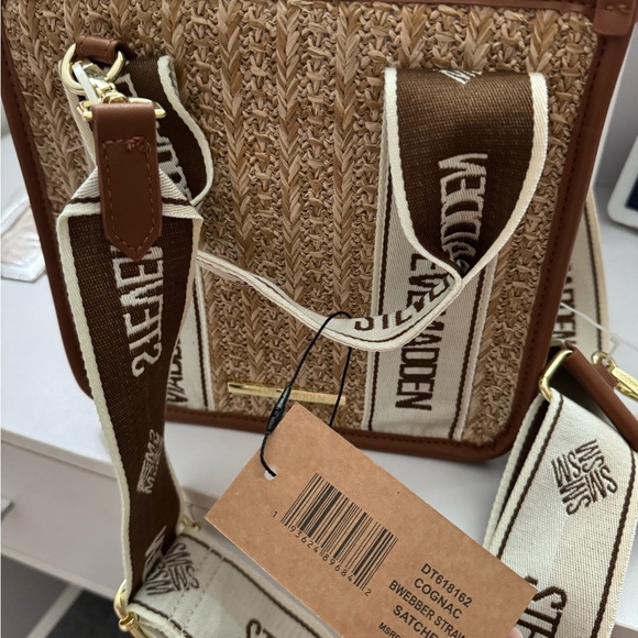 Brand New Steve Madden Straw Satchel ✨ - Picture 6 of 6